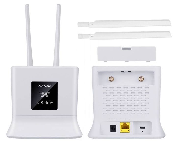 4G комплект для інтернета з WiFi стаціонарним роутером Tianjie CPE 906-3, гарантія К1003 фото