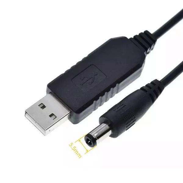 Кабель живлення для роутера USB-DC 5-12V A1016 фото