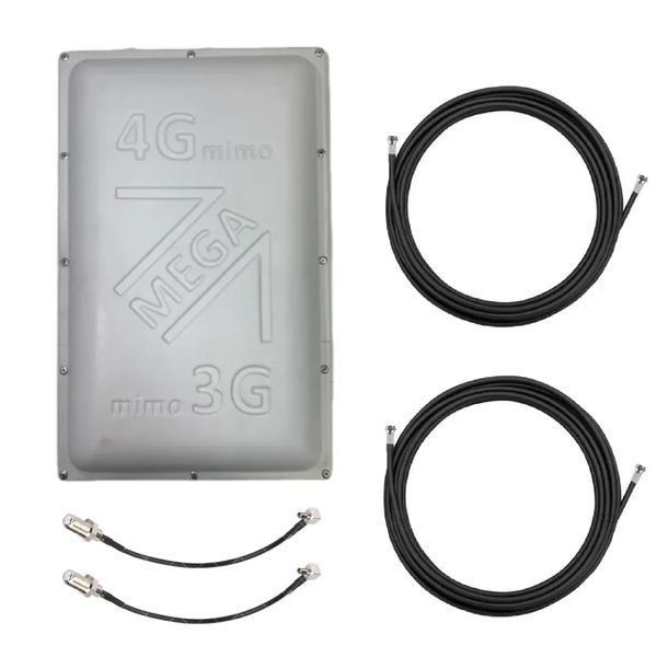4G комплект для интернета з роутером ZTE MF920VS та антенной 4G МЕГА MIMO 2x19dBi 1700-2700 МГц K1277 фото