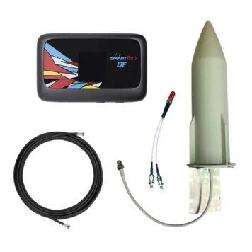 4G комплект для інтернету з роутером ZTE MF910L та антеною Rocket 16-18Дб K1328 фото