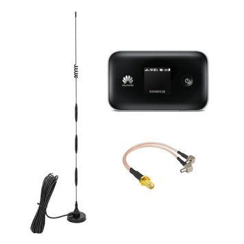 Авто комплект 4G з роутером Huawei E5377Ts-32 та штирьовою антеною 14дБ K1364 фото
