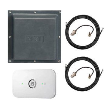 Комплект для 4G з роутером Huawei E5573s-320 та антеною YUST 2x17dBi 900-2700 МГц  K1141 фото
