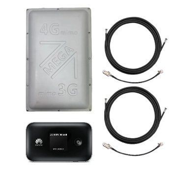 Комплект для 4G інтернету з роутером Huawei E5377Ts-32 й антеною МЕГА MIMO 1700-2700 МГц, 2х19 dBi K1310 фото