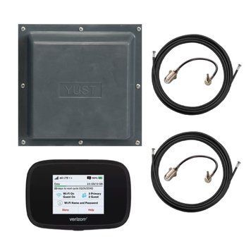 Комплект для 4G інтернету з роутером Novatel 7730L та антеною YUST 2x17dBi 900-2700 МГц К1263 фото