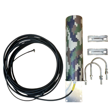 Антена всеспрямована 3G/LTE 10-12dB, 698-2700 МГц, TS9 для мобільних роутерів A1025 фото
