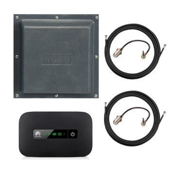4G комплект для інтернету з роутером Huawei EC5373s-155 (CRC9) та антеною YUST 2x17dBi 900-2700 МГц K1265 фото