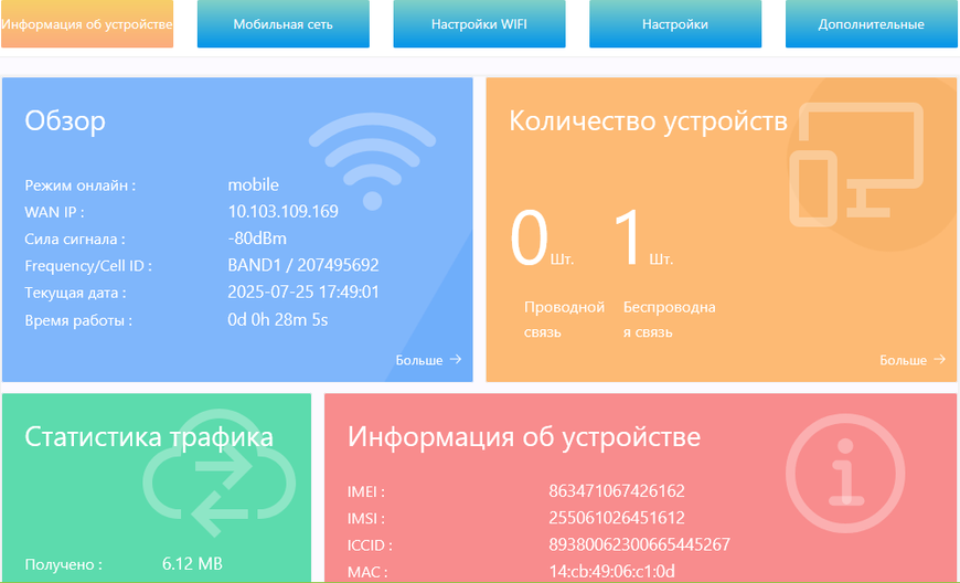 Роутер 4G LTE під 2 сім-карти TD954G2 V6.1 R1023/1 фото