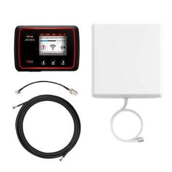 4G комплект для інтернета з роутером Novatel 6620L та антеною панельною GJX 698-2700МГц 10 dBi K1298 фото