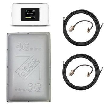 4G комплект для інтернету з&nbsp;WIFI роутером&nbsp;ZTE MF920VS та антеною MЕГА MIMO 1700-2700 МГц, 2х19 dBi K1276 фото