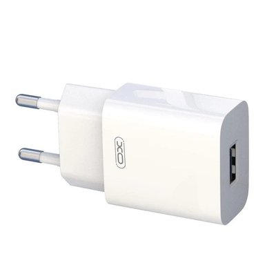 Зарядний пристрій XO L99 (EU) 2.4A Home charger White 1904537595 фото